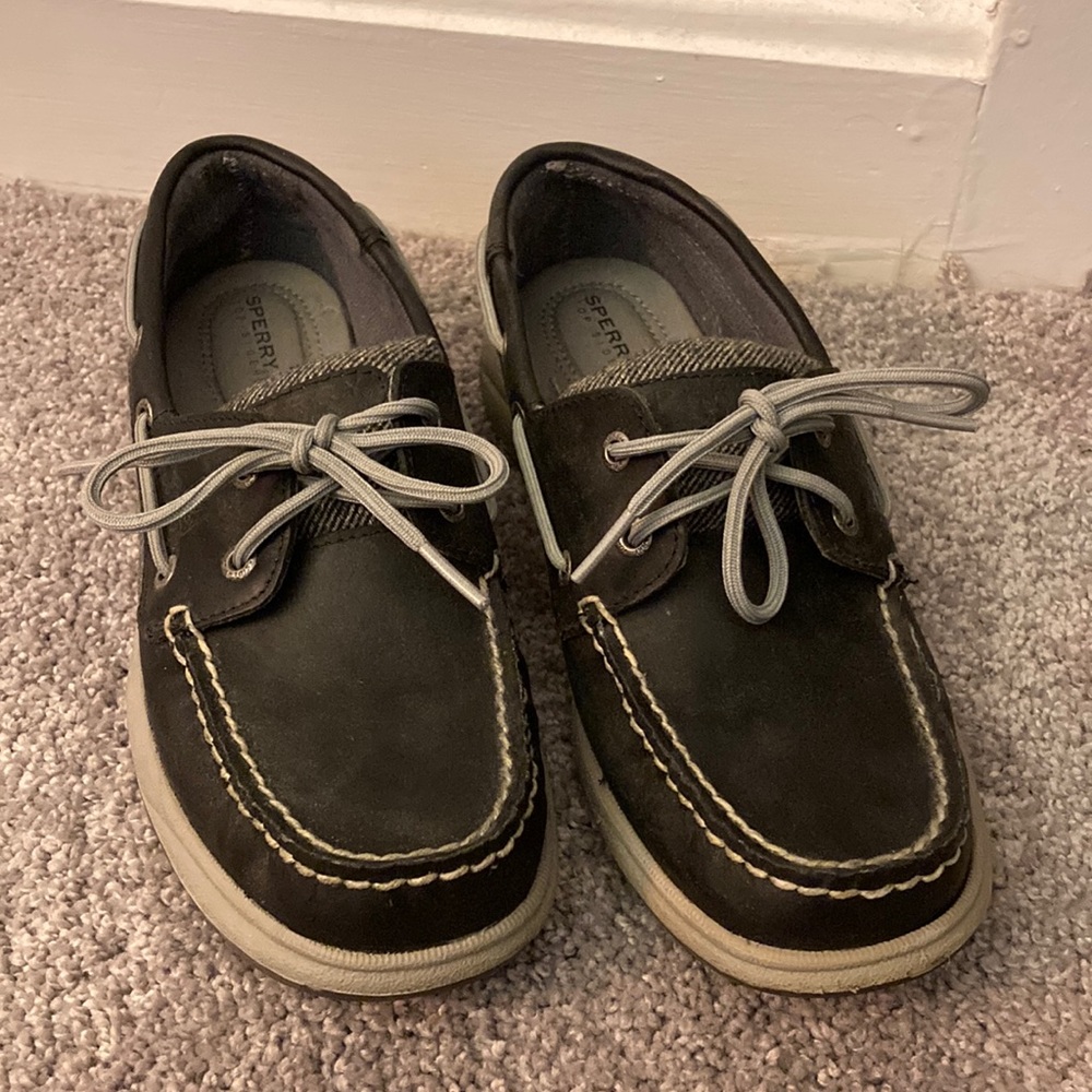 Sperry Top Sider Black and Gray Size 7